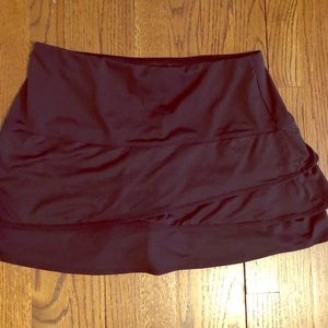 Black tennis skirt